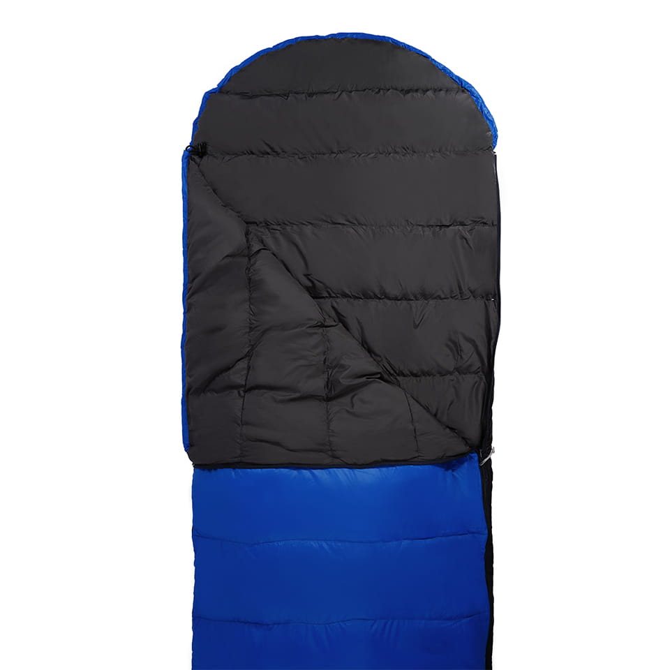 (登山屋)ATUNAS 歐都納350 FIELD經典羽絨睡袋/露營睡袋(A1SBBB02N藍/深灰) 0