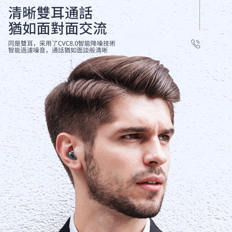 真無線耳機 藍芽5.0雙耳無線 F10 Pro藍芽耳機 台灣現貨 大容量充電倉蘋果安卓都可用 8