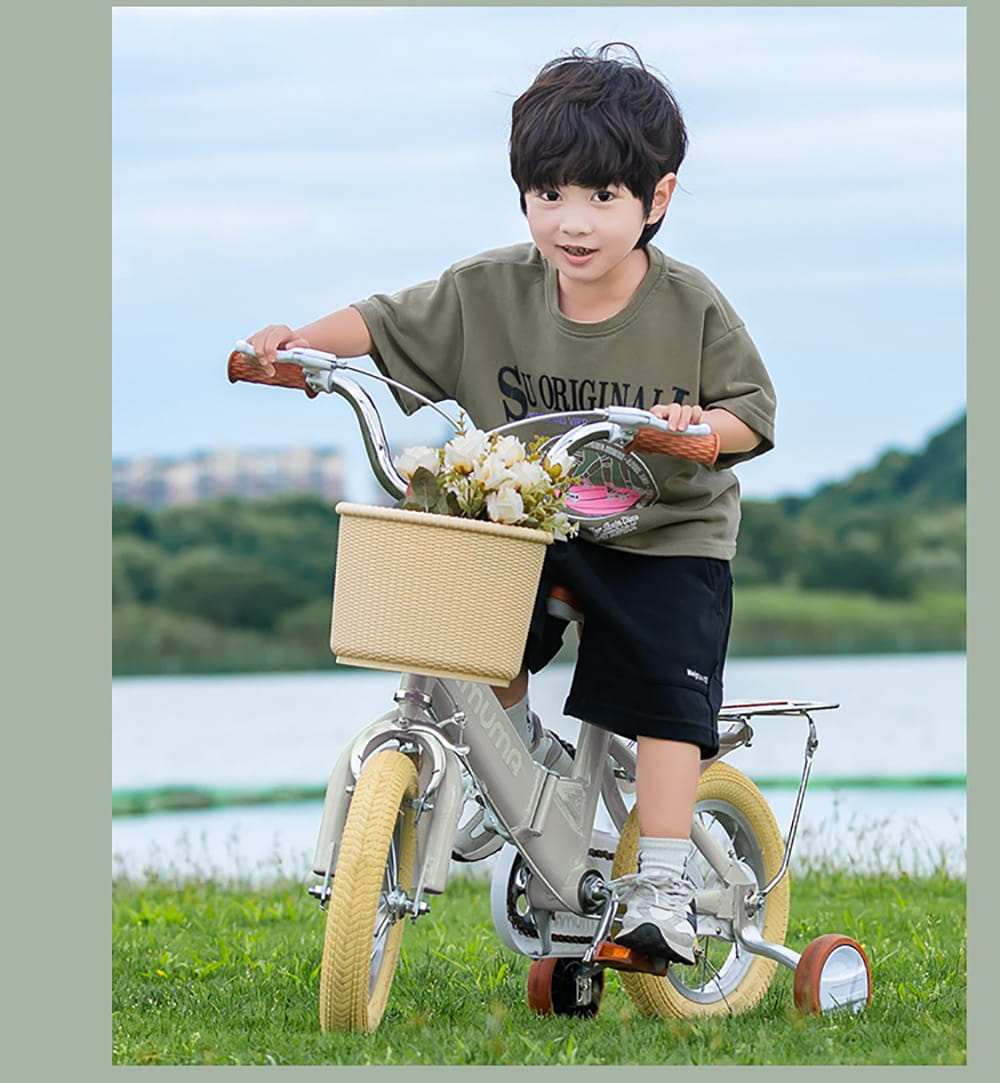 BIKEONE MINI27 兒童折疊自行車18吋男女寶寶小孩摺疊腳踏單車後貨架版款顏色可愛清新 10