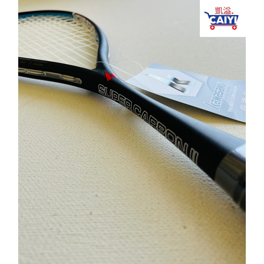 【CAIYI 凱溢】Kawasaki Super Carbon II 全碳纖維壁球拍 迴力拍 7