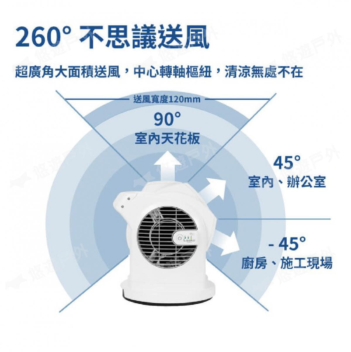 【LASKO】智多星二代噴射渦輪循環風扇_U11310TW (悠遊戶外) 7