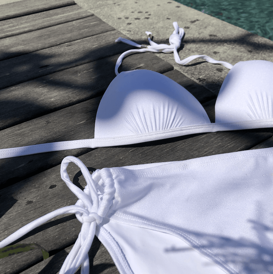 【SeasonsBikini】泳衣美胸集中比基尼【上衣】-純潔白 7