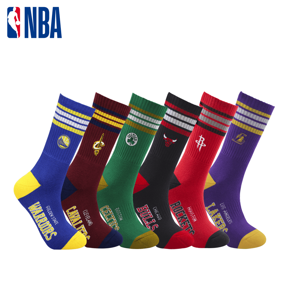 【NBA】 球隊菁英款全毛圈刺繡長襪 單一尺寸25-27cm 0