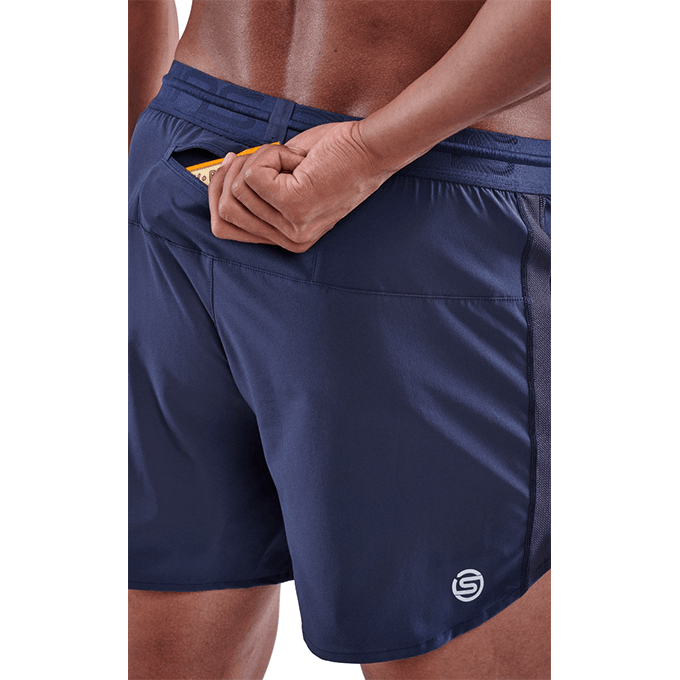【澳洲SKINS壓縮服飾】澳洲SKINS-3系列訓練級跑步短褲(男)海軍藍ST0150009 8