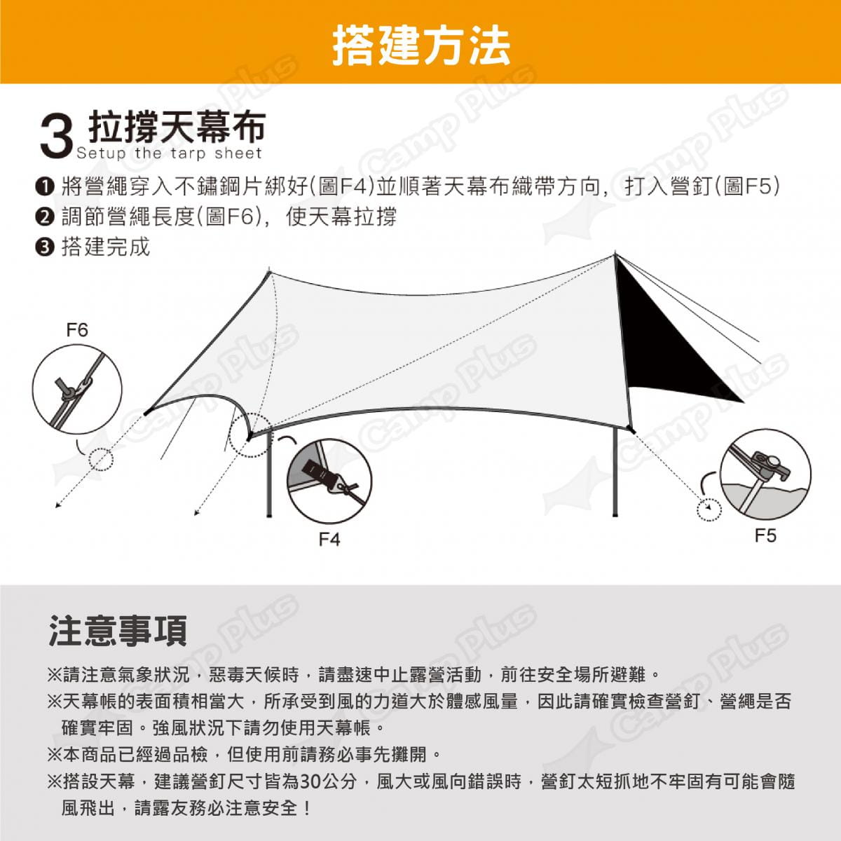【OutdoorBase】彩繪天空 極地永夜大六角天幕布_21478 (悠遊戶外) 8