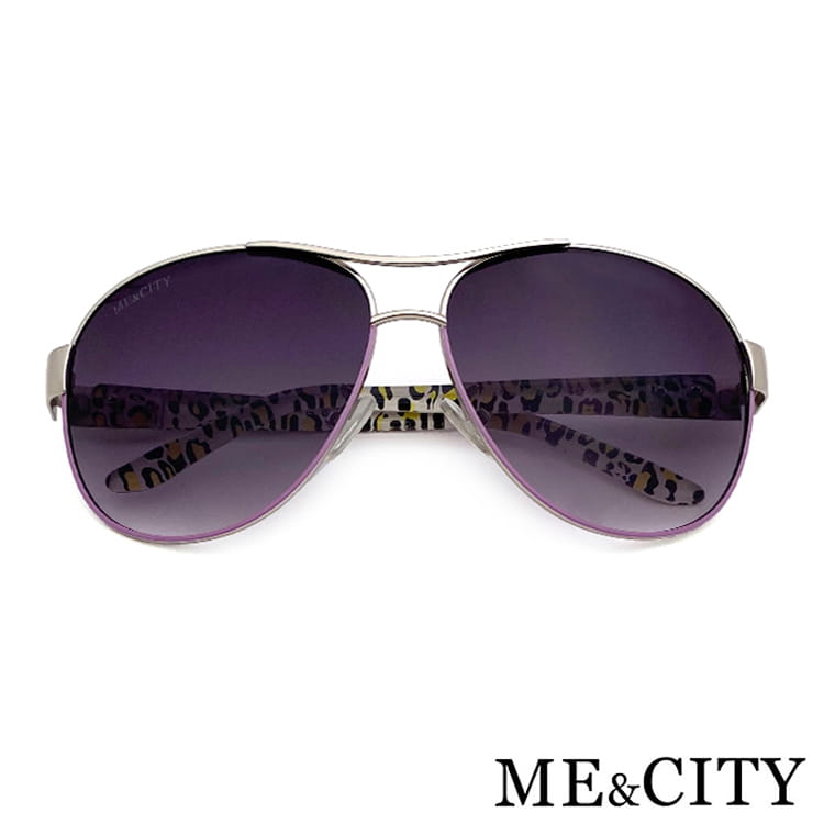 【ME&CITY】 歐式簡約雙色太陽眼鏡 抗UV (ME 110006 B633) 18