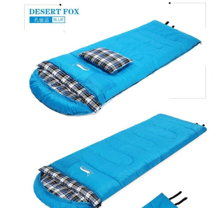 野營戶外睡袋 露營雙人情侶睡袋 成人野營午休睡袋加厚 0