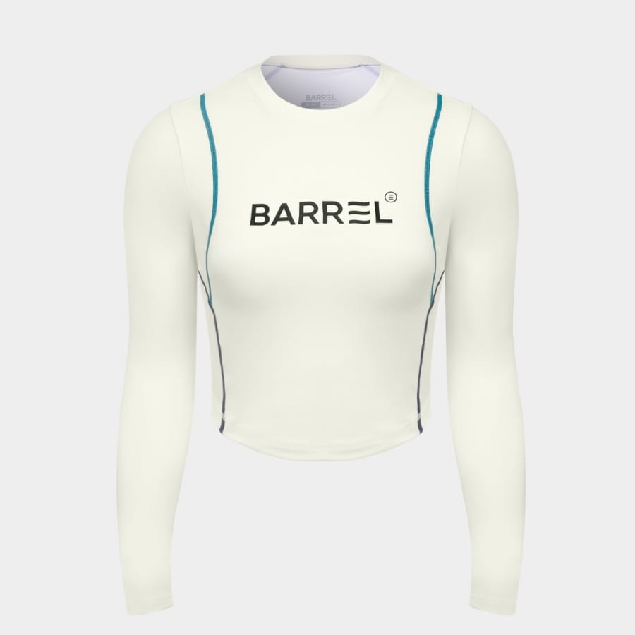 【BARREL】悠閒女款短版上衣 #BLUE 6