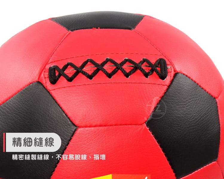 【ABSport】13KG軟式PU皮革重力球（32片裁縫）／牆球／重量球／藥球／復健球／平衡訓練球 3