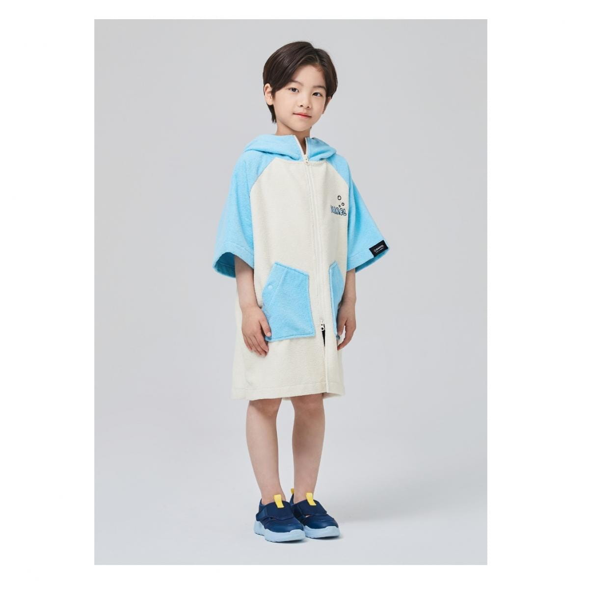 【BARREL】 兒童素色毛巾衣 #SKYBLUE 2