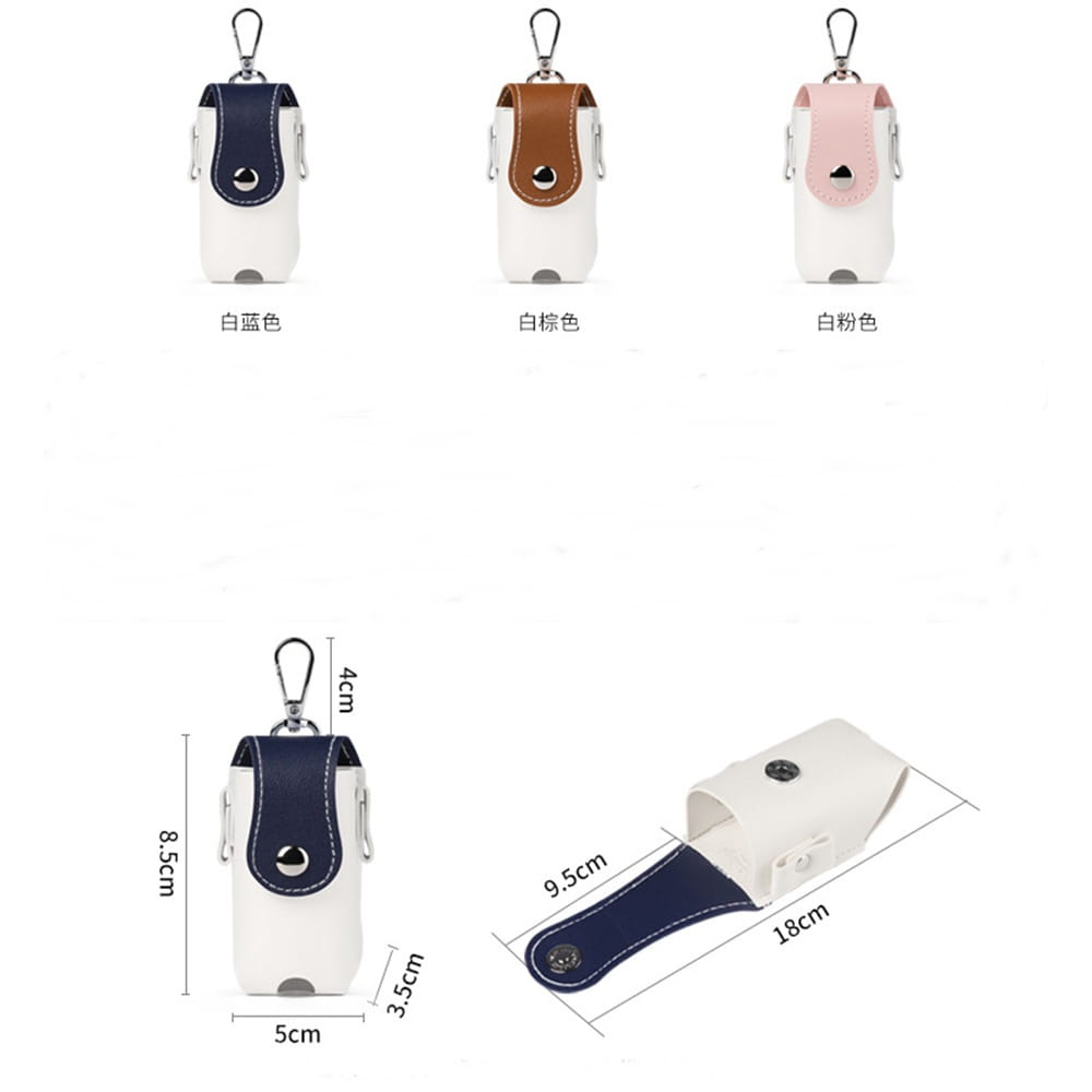 【CAIYI 凱溢】PGM 高爾夫球袋 高爾夫小腰包 高爾夫用品 皮革高爾夫球包 5