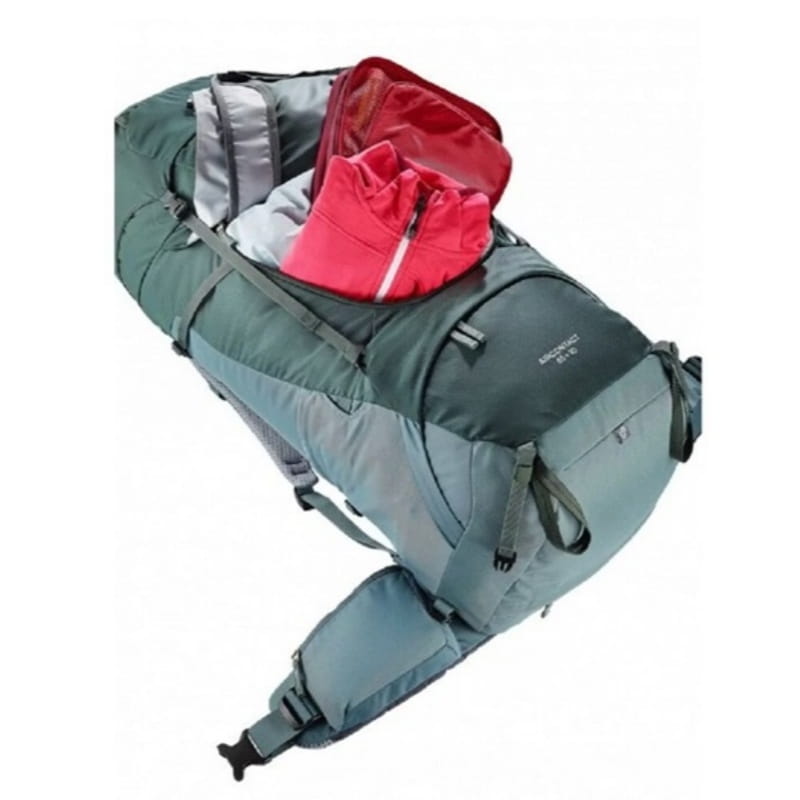 (登山屋)Deuter 拔熱式透氣背包 橄欖綠Aircontact 65+10L 3320521 3