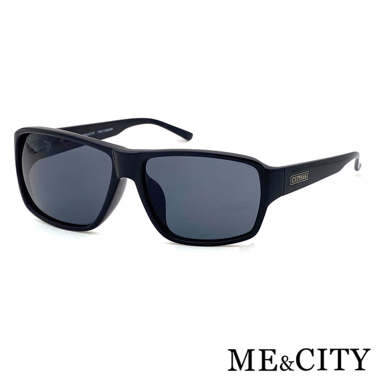 【ME&CITY】 簡約素面太陽眼鏡 抗UV400 (ME 110004 L000) 3