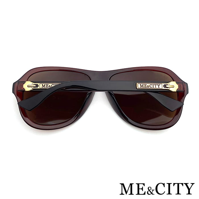 【ME&CITY】 簡約騎士時尚太陽眼鏡 抗UV (ME 110001 J121) 7