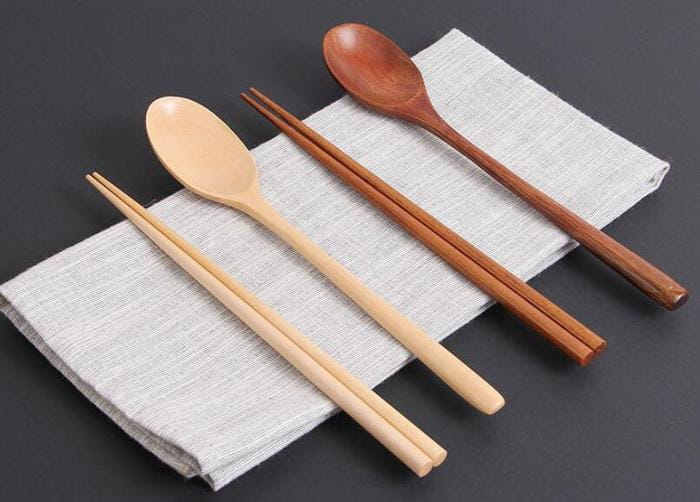一木一匠日式便攜式筷子勺子套裝戶外旅行上班族攜帶餐具 7