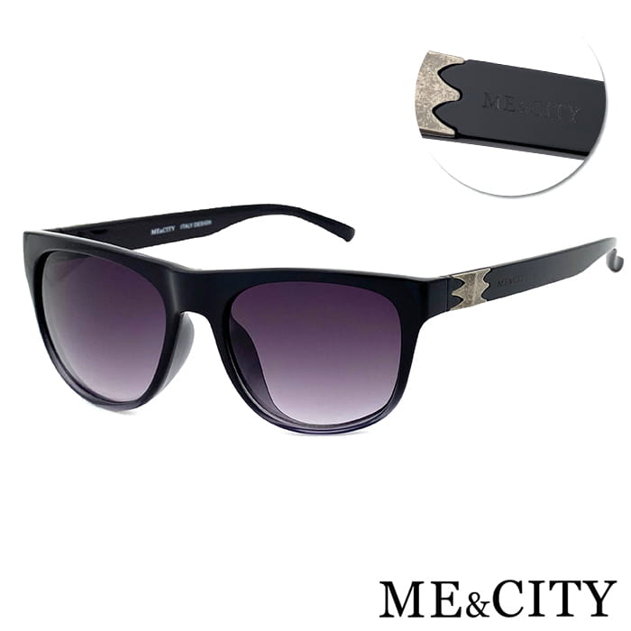 【ME&CITY】 時尚性格太陽眼鏡 抗UV(ME 110018 C101) 0