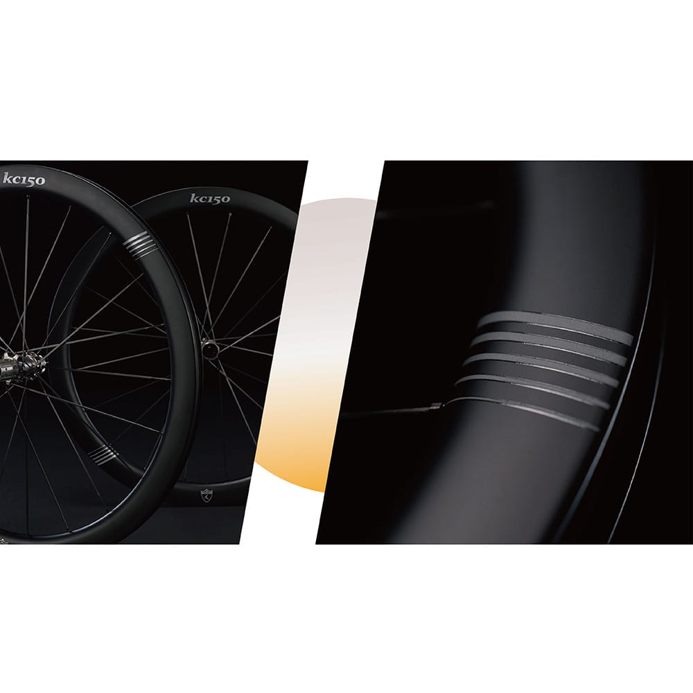 【CAIYI 凱溢】KREX 新KC150公路車碟煞版全碳纖碳輻條輪組 7