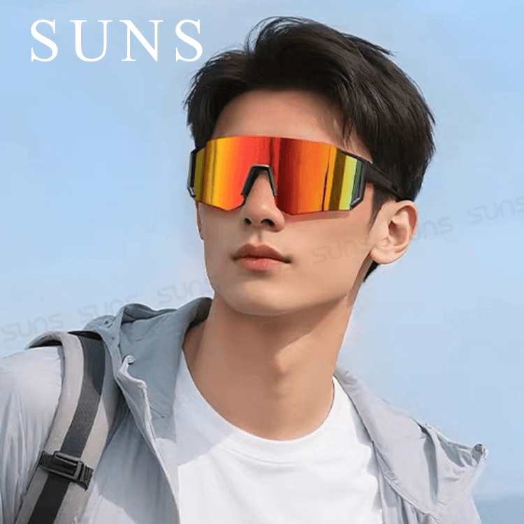 【suns】運動偏光太陽眼鏡 含內視鏡 Polarized頂級REVO電鍍 抗UV400 S160 1