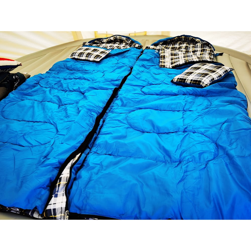 野營戶外睡袋 露營雙人情侶睡袋 5