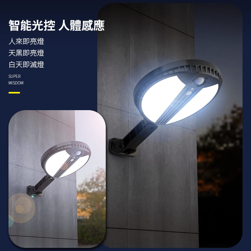 【Leisure】感應式 太陽能LED壁燈 遙控器設定 壁燈 庭院燈 太陽感應燈 路燈 感應燈 15