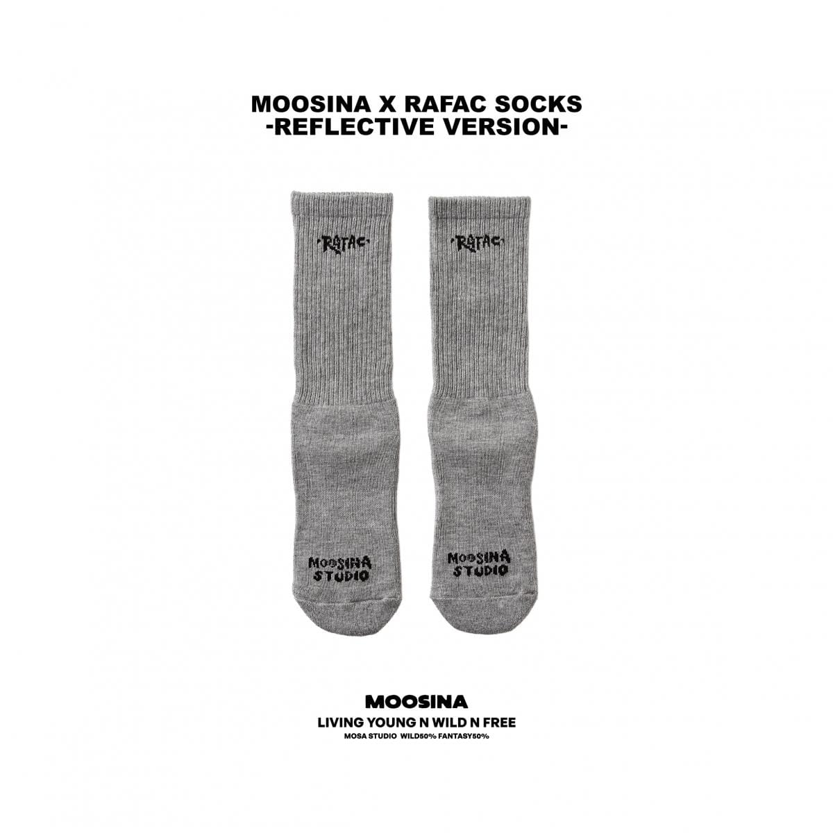 MOOSINA × RAFAC NIGHT STEP – 反光機能襪 1