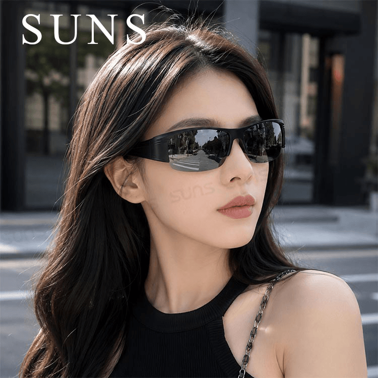 【suns】偏光太陽眼鏡 半框水銀鏡面 抗UV400 (可套鏡) 2