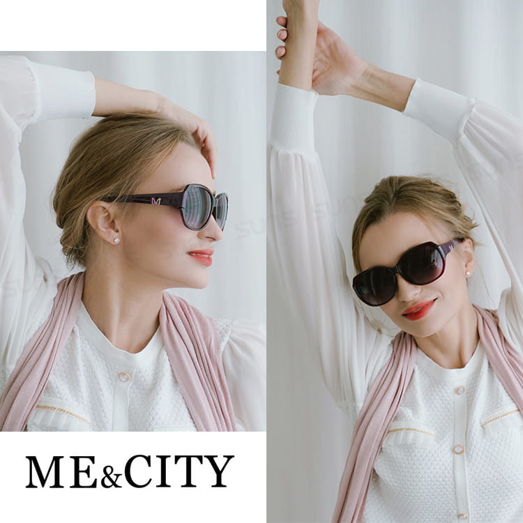 【ME&CITY】 歐美風格太陽眼鏡 抗UV (ME 1205 C01) 4