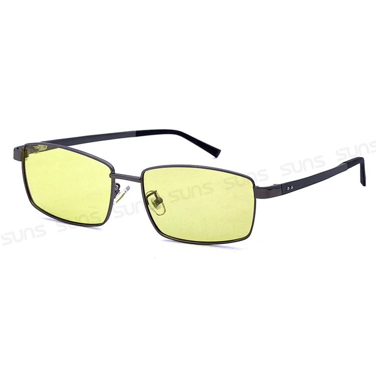 【suns】日夜兩用變色偏光太陽眼鏡 方框墨鏡 抗UV 【7452】 7