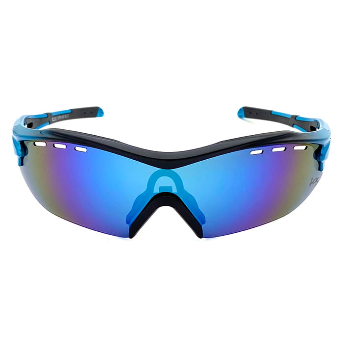 【suns】偏光運動太陽眼鏡 REVO電鍍 防霧排熱孔 (黑藍框/REVO藍) 5