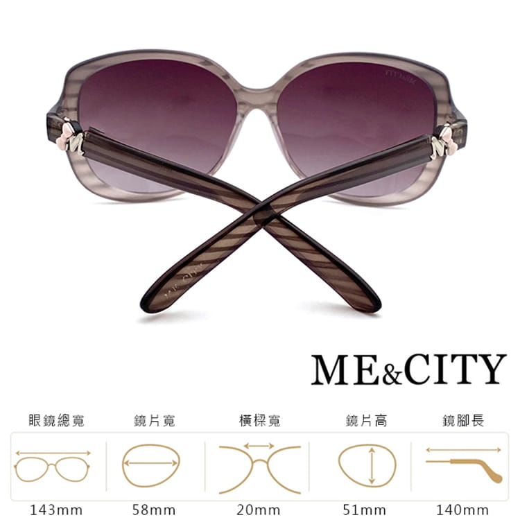 【ME&CITY】 甜美義式太陽眼鏡 抗UV (ME 120029 C502) 12
