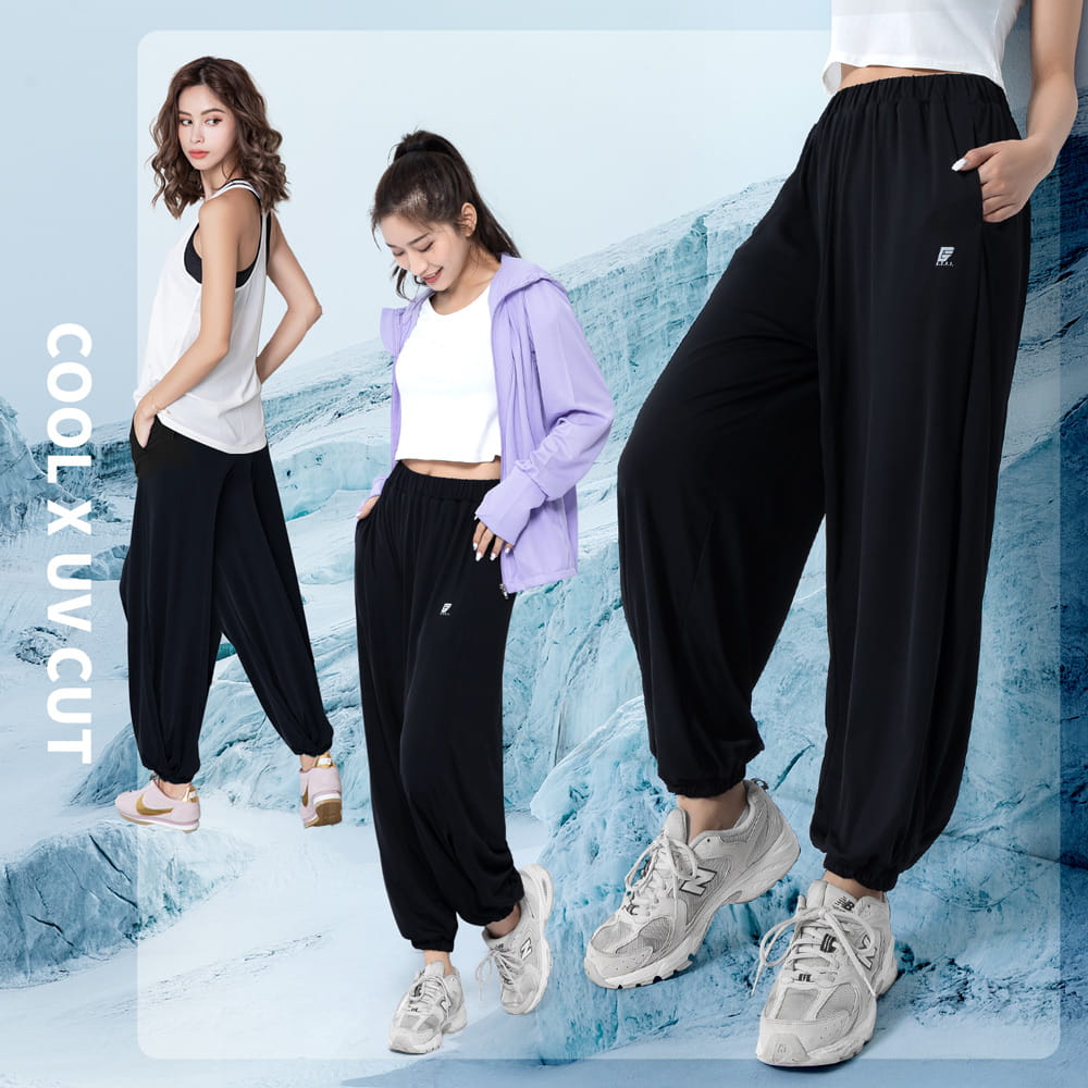 【GIAT】台灣製UPF50+涼感防曬褲(女款) 8