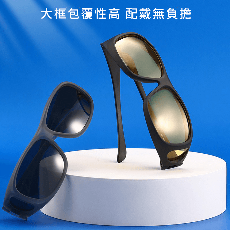 【suns】MIT包覆式偏光太陽眼鏡 白水銀 抗UV400 (可套鏡) 2
