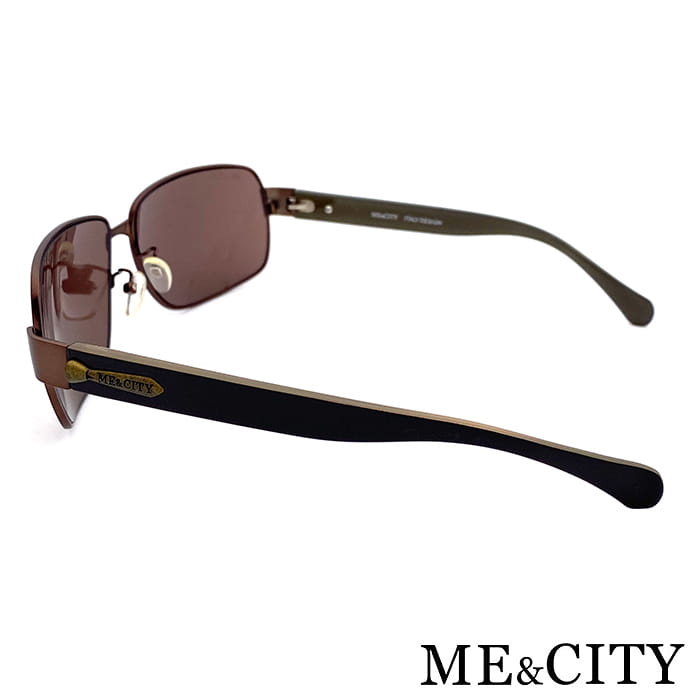 【ME&CITY】 義式紳士質感方框太陽眼鏡 抗UV (ME 110013 J620) 5