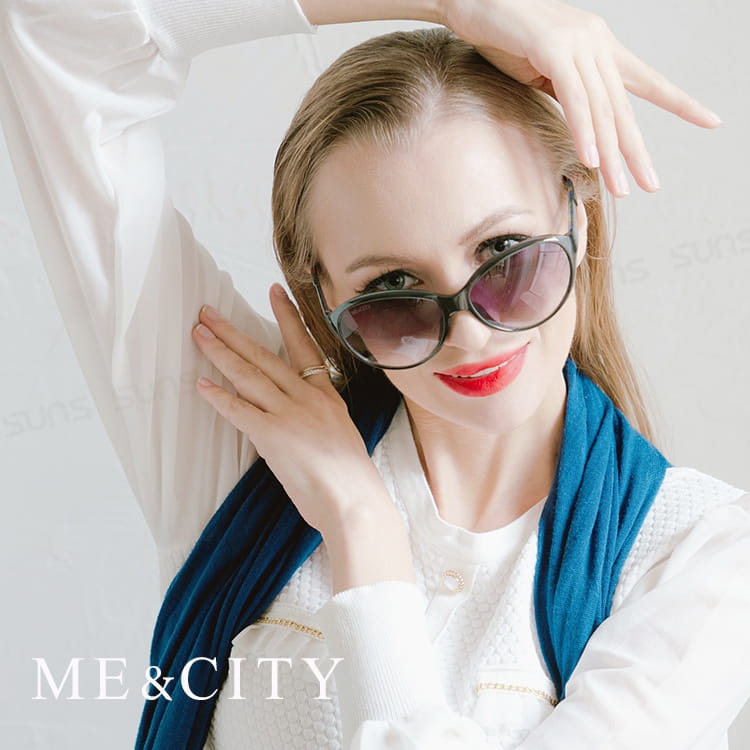【ME&CITY】 低調炫彩時尚太陽眼鏡  抗UV(ME 22005 C01) 1