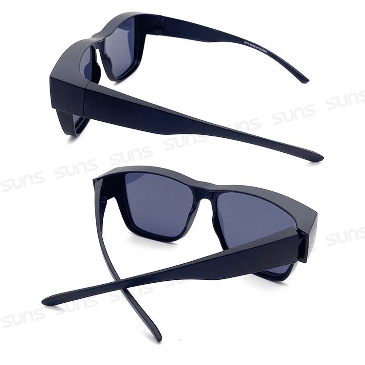 【suns】時尚大框太陽眼鏡 霧黑框 (可套鏡) 抗UV400 2