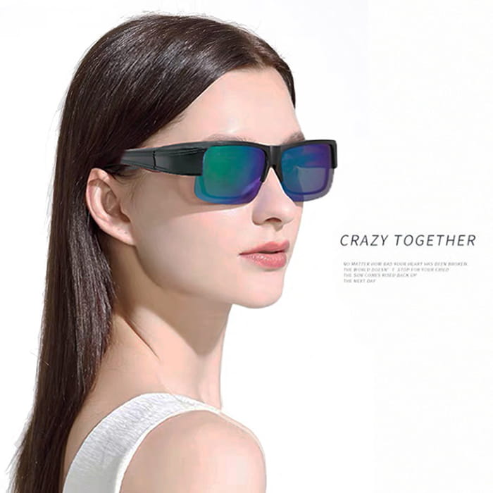 【suns】綠水銀半框偏光太陽眼鏡  抗UV400 (可套鏡) 2