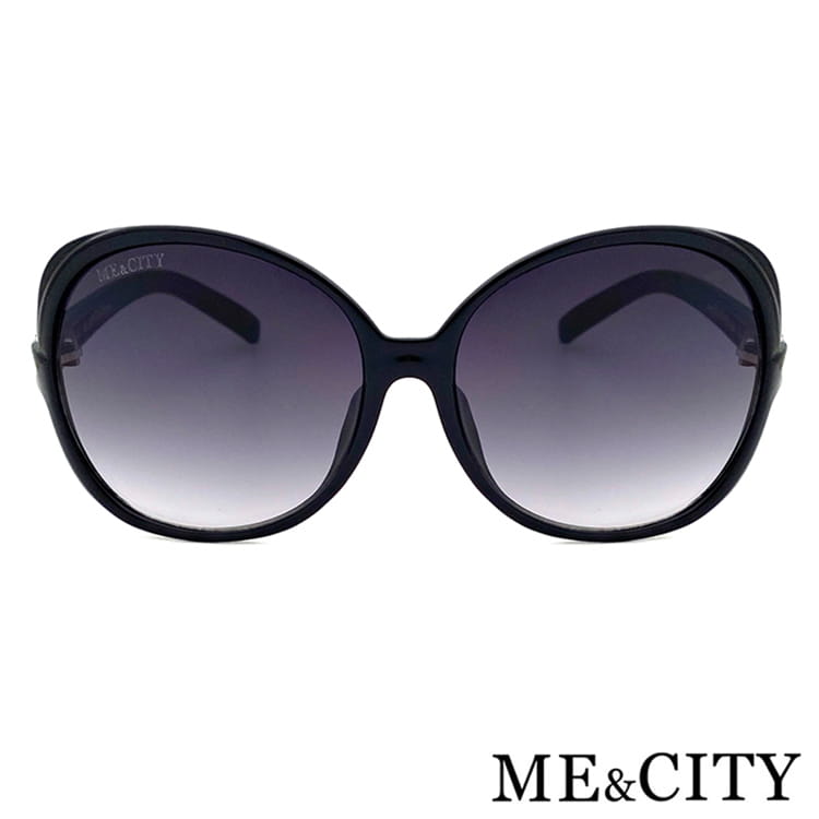 【ME&CITY】 義式浪漫雙色太陽眼鏡 抗UV400 (ME 120004 L000) 9