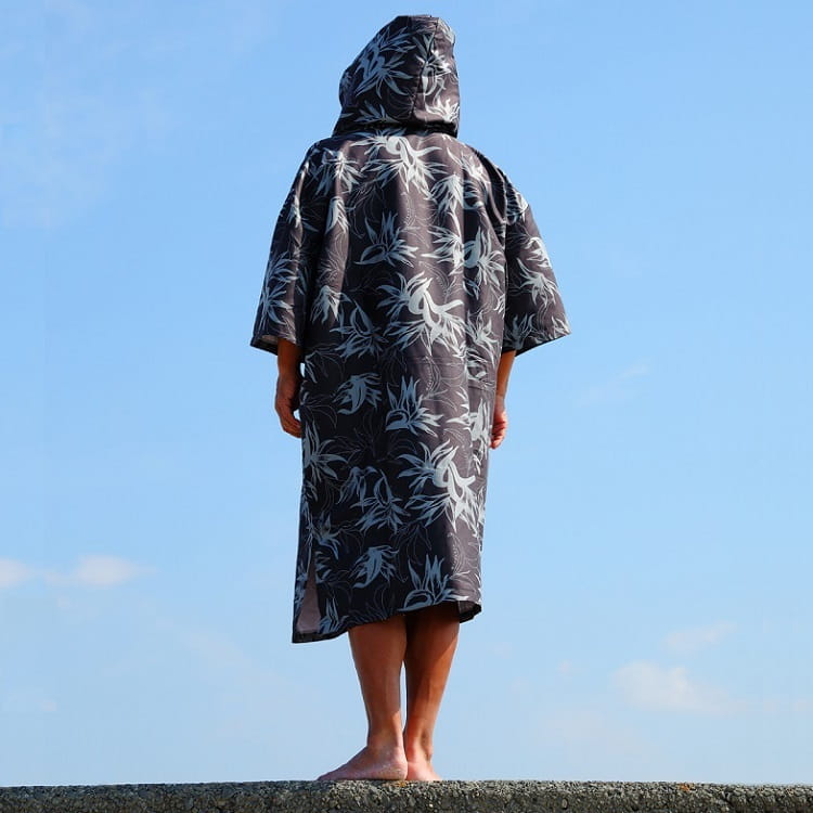 【TAVARUA】 衝浪 速乾毛巾衣 浴巾衣  松葉黑 2