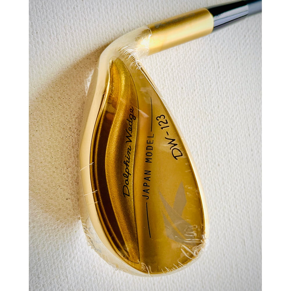 【CAIYI 凱溢】Kasco DW-123 金色閃亮海豚楔形挖起桿 碳纖維桿身 新發行 0