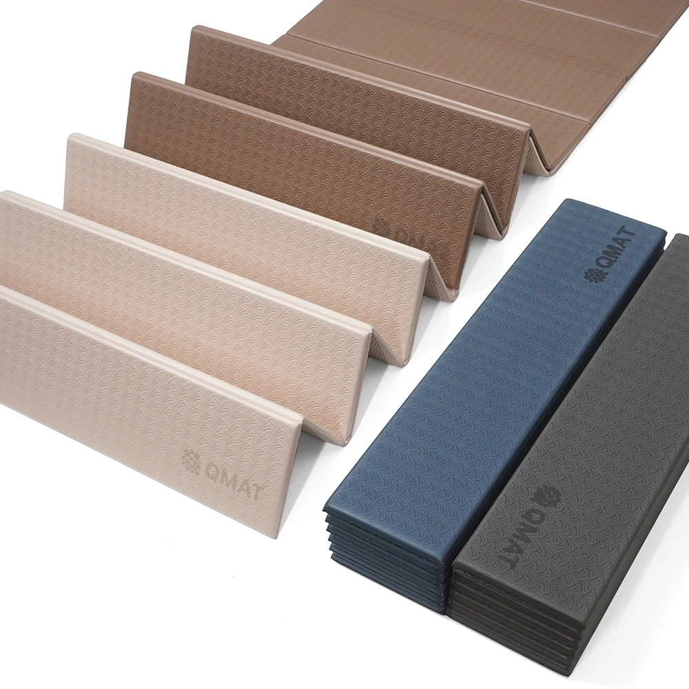 【QMAT】8mm折疊瑜珈墊 (附拉鍊收納揹袋) 0