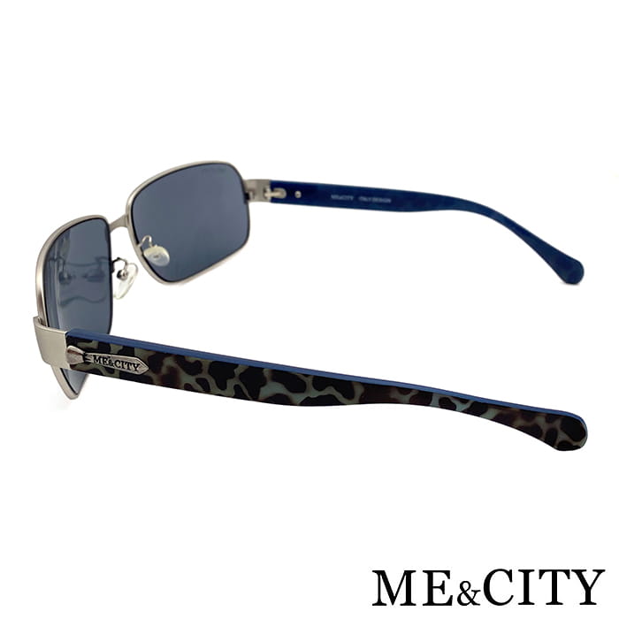 【ME&CITY】 義式紳士質感方框太陽眼鏡 抗UV (ME 110013 B611) 5