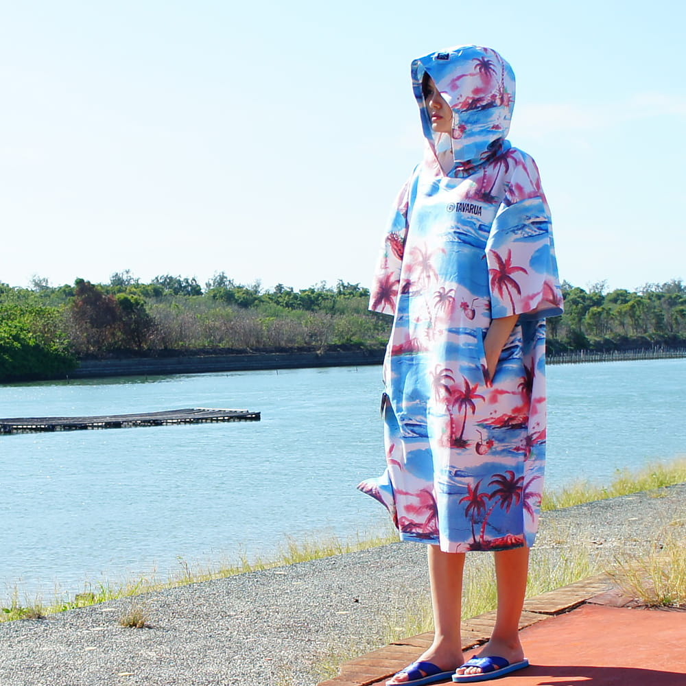 【TAVARUA】 衝浪 速乾 毛巾衣 浴巾衣 9