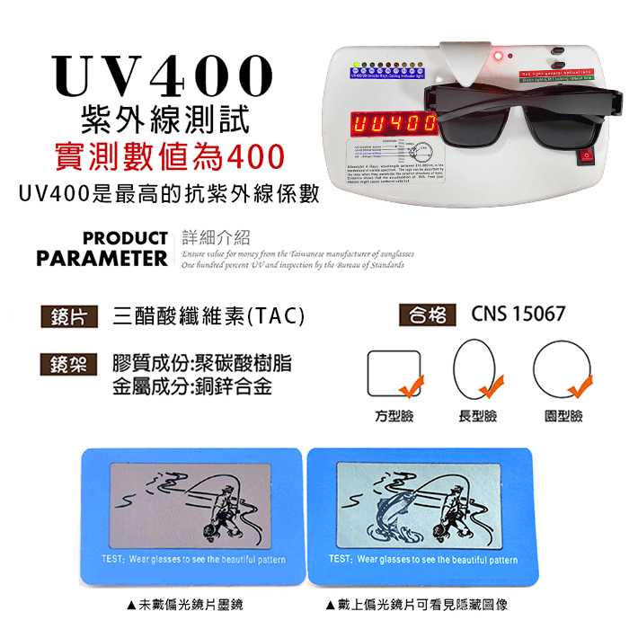 【suns】時尚大框太陽眼鏡 霧黑框 (可套鏡) 抗UV400 4