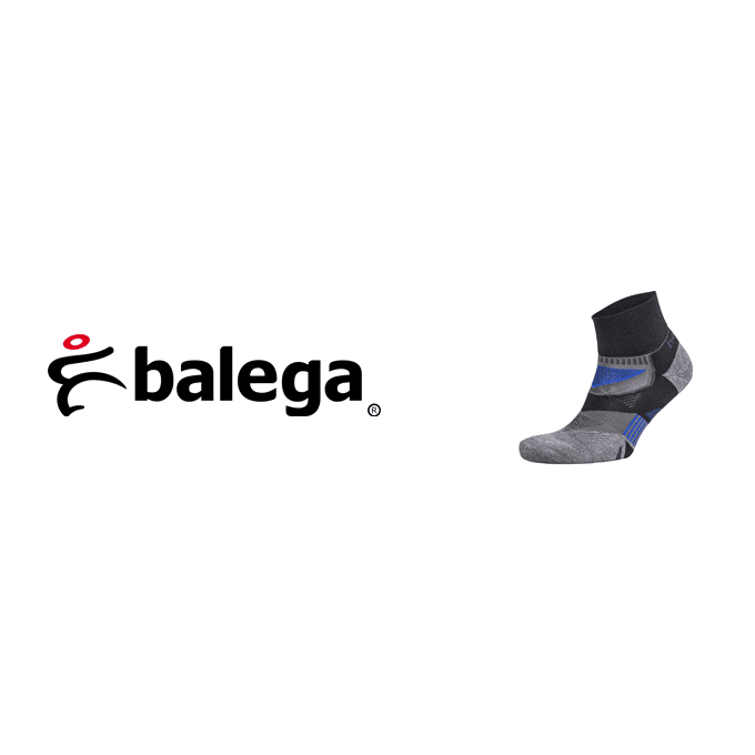 南非國寶襪Balega-高包覆中筒襪/跑步襪/運動襪-灰藍 1