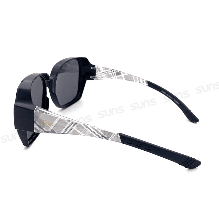 【suns】時尚韓版ins英倫風大框偏光墨鏡 (可套鏡) 抗UV400 6